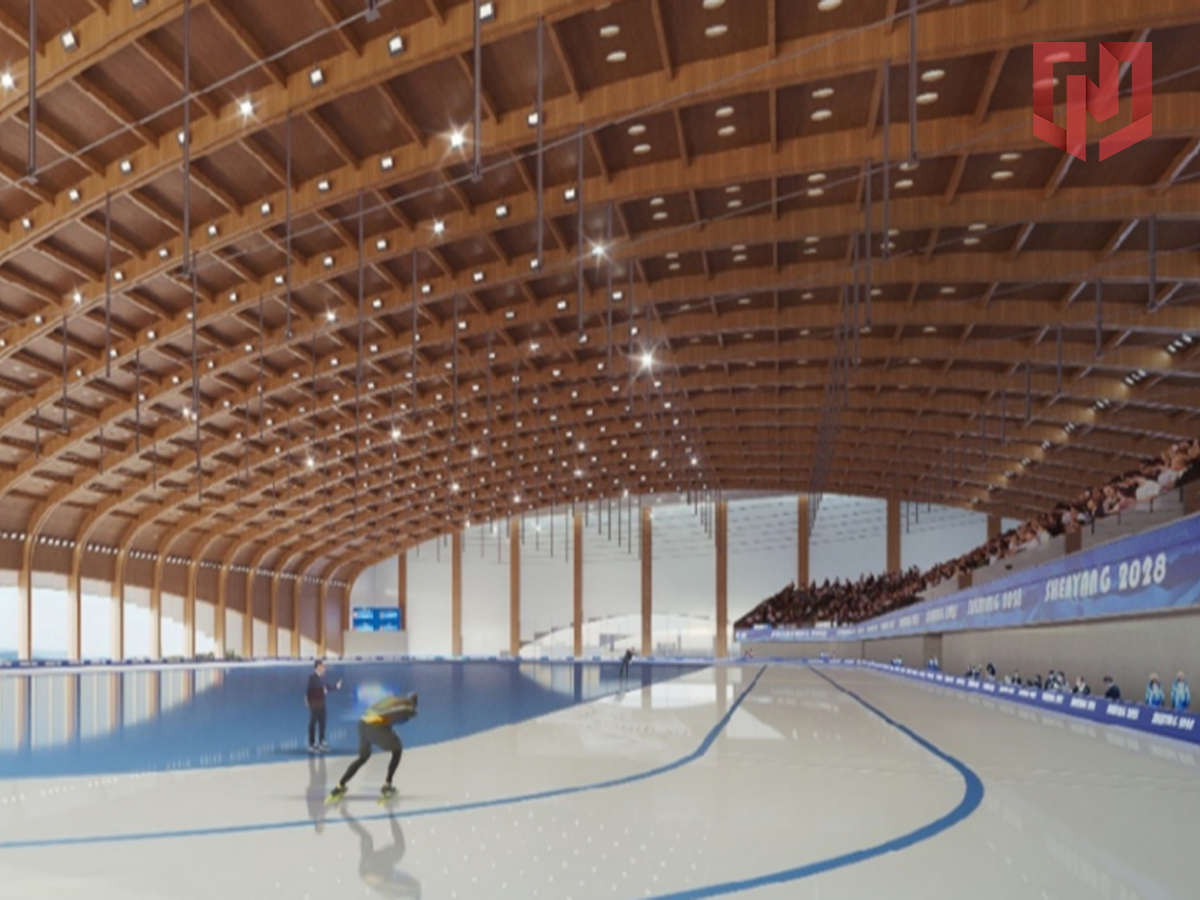 沈阳速滑馆胶合木结构屋顶承重构件的火灾试验